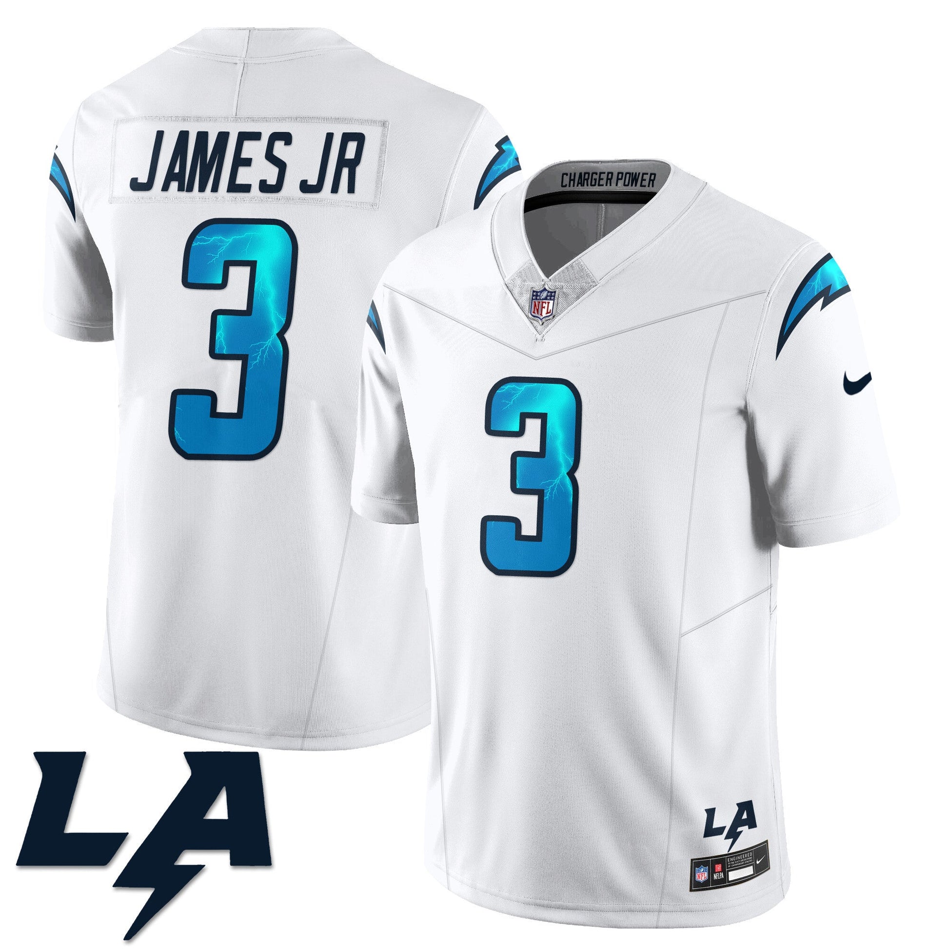 Los Angeles Chargers Rivarly Concept Jersey - All Stitched