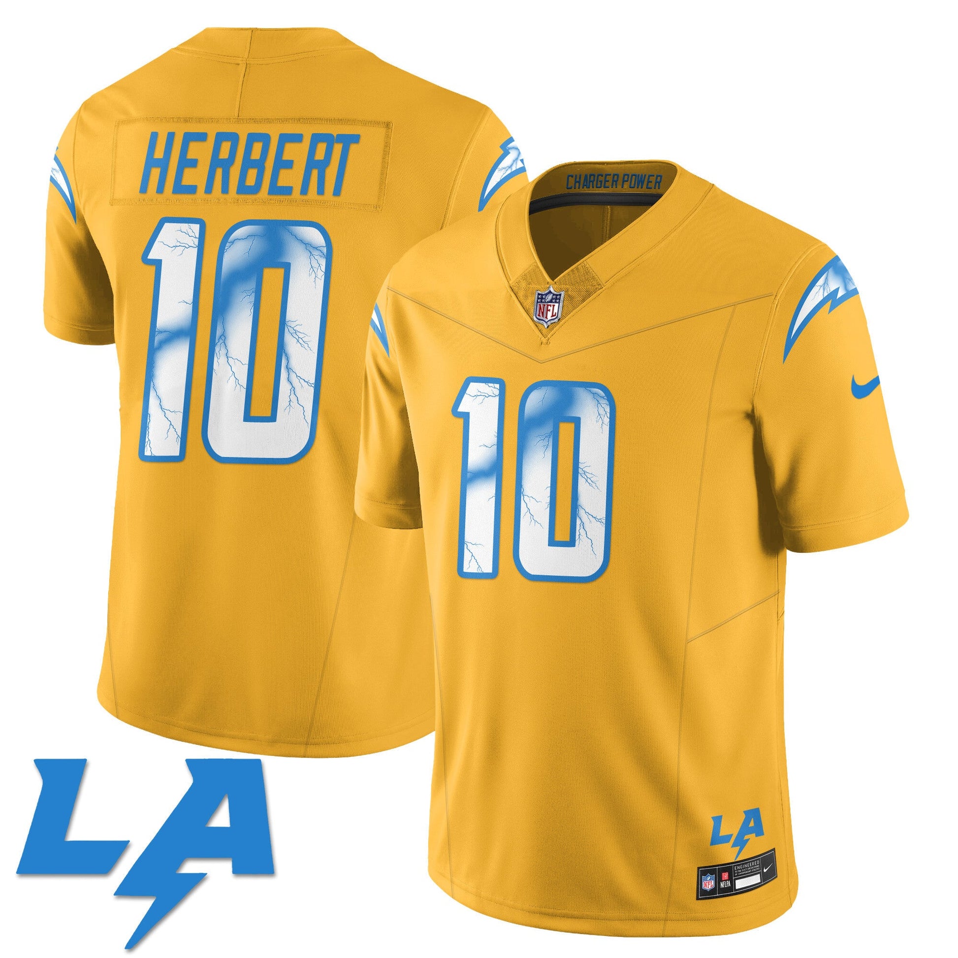 Los Angeles Chargers Rivarly Concept Jersey - All Stitched