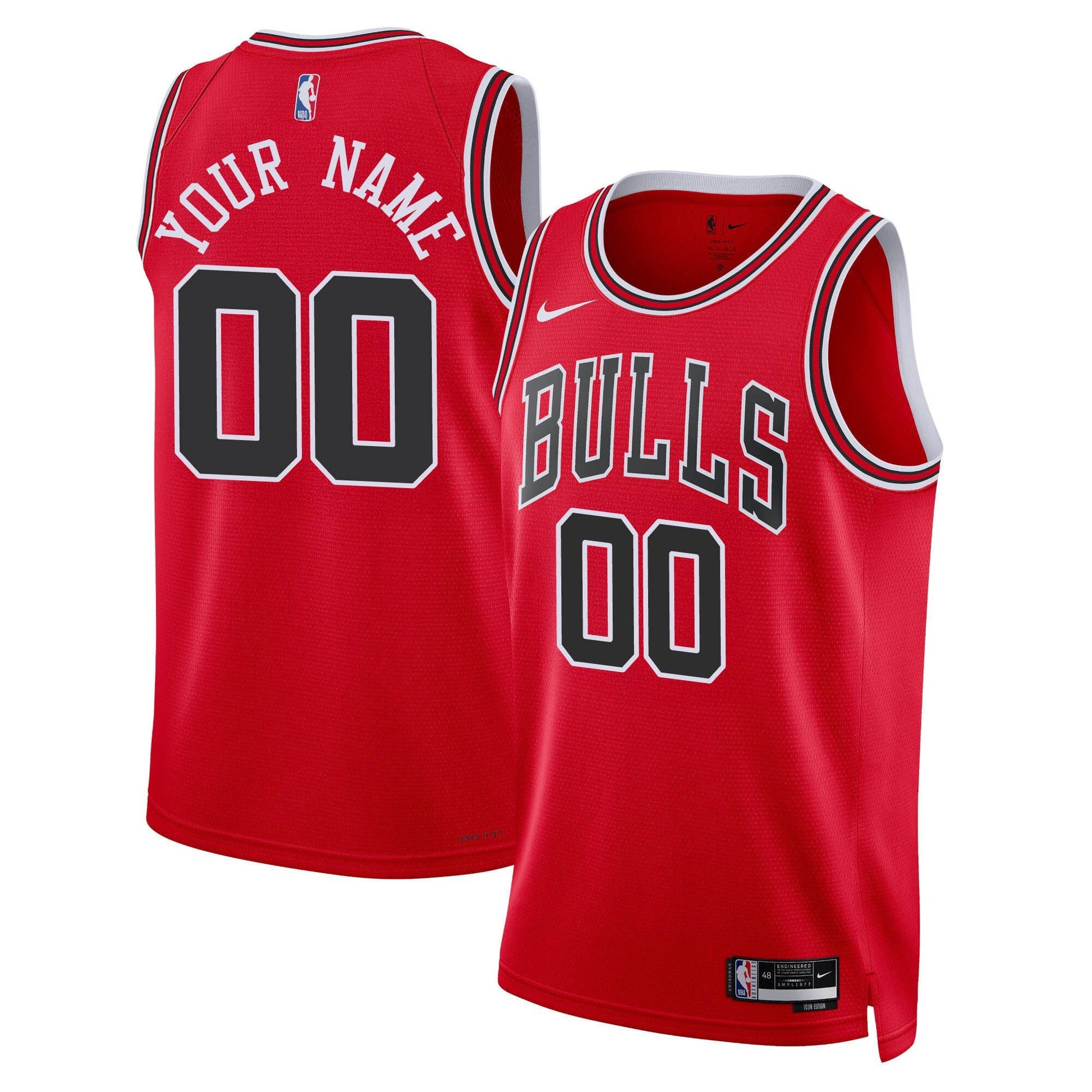 Chicago Bulls 2025 Limited Custom Jersey - All Stitched