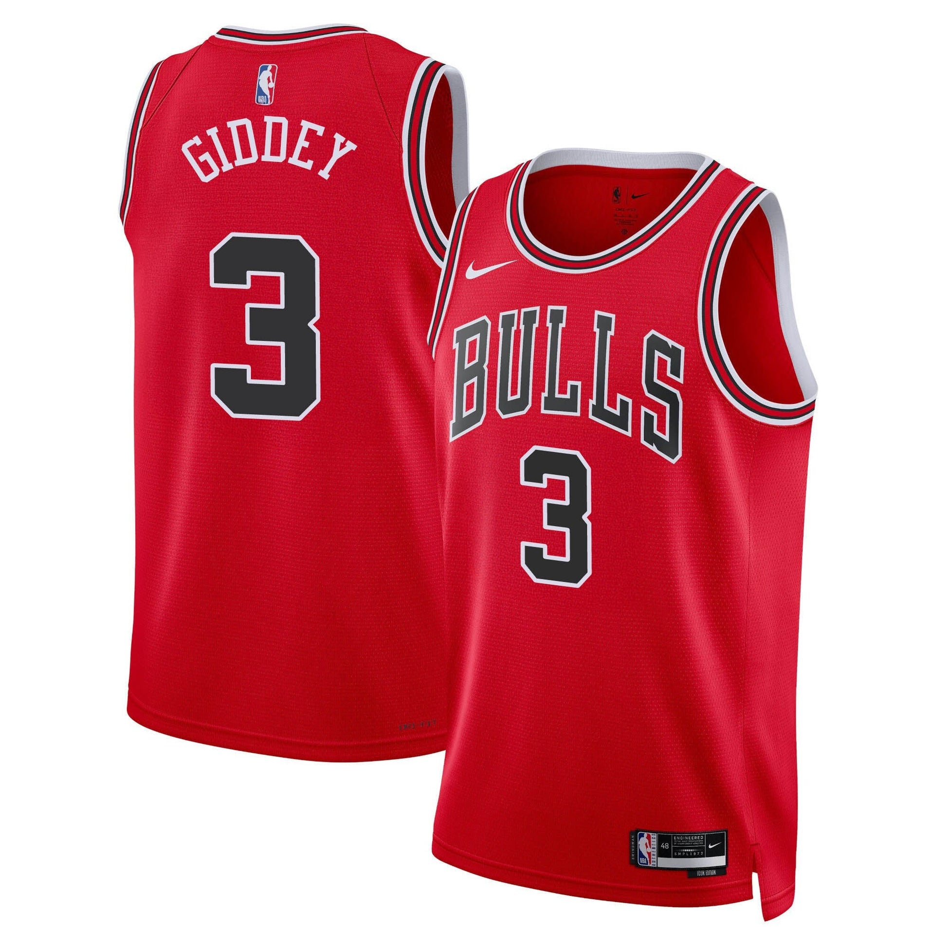 Chicago Bulls 2025 Limited Jersey - All Stitched