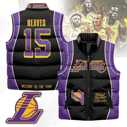 Los Angeles Lakers Unisex Puffer Vest