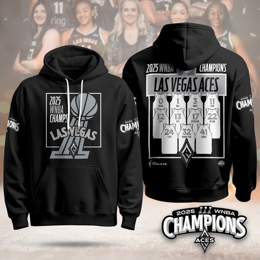 Las Vegas Aces 2025 WNBA Champions Hoodie