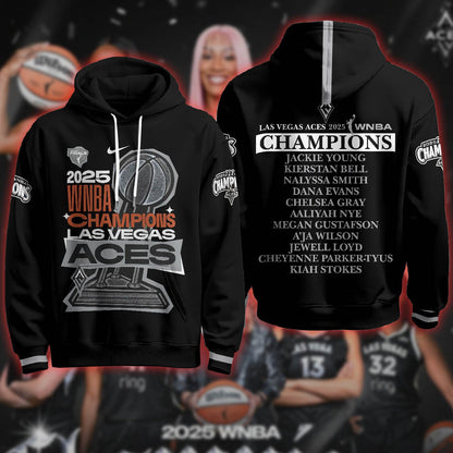 Las Vegas Aces 2025 WNBA Champions Hoodie