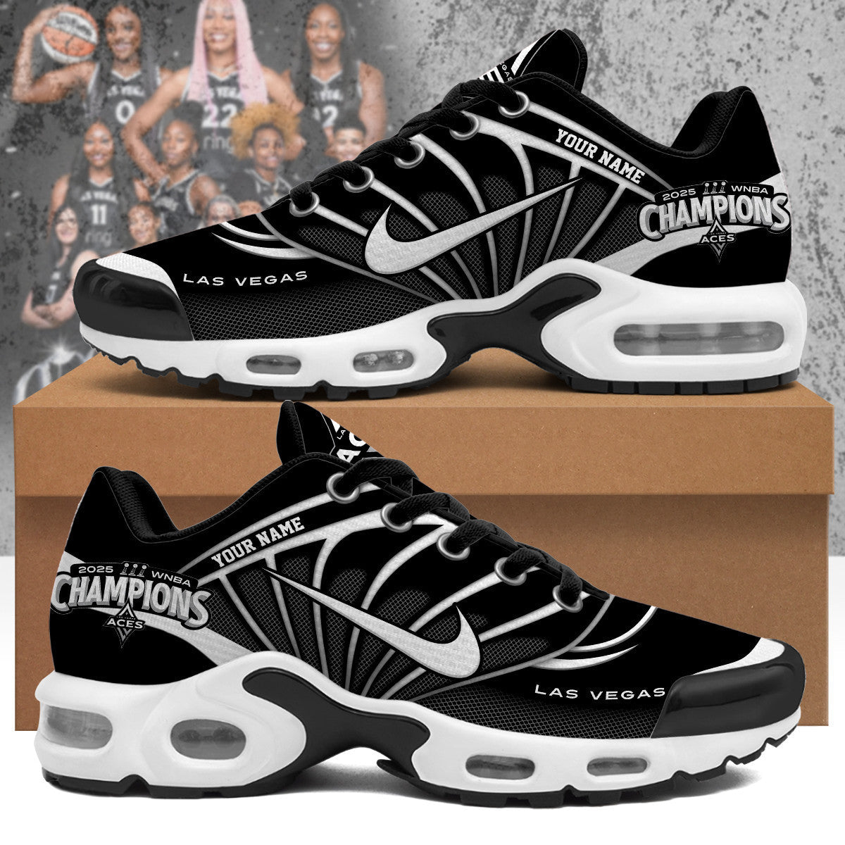 Las Vegas Aces 2025 WNBA Champions Shoes