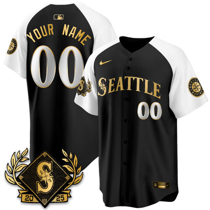 Seattle Mariners 2025 Series Gold Jersey - All Stitched