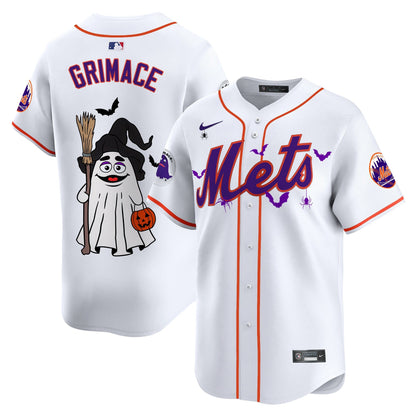 Men'sMets Grimace Halloween Vapor Premier Limited Jersey V2- Printed
