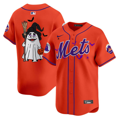 Men'sMets Grimace Halloween Vapor Premier Limited Jersey V2- Printed