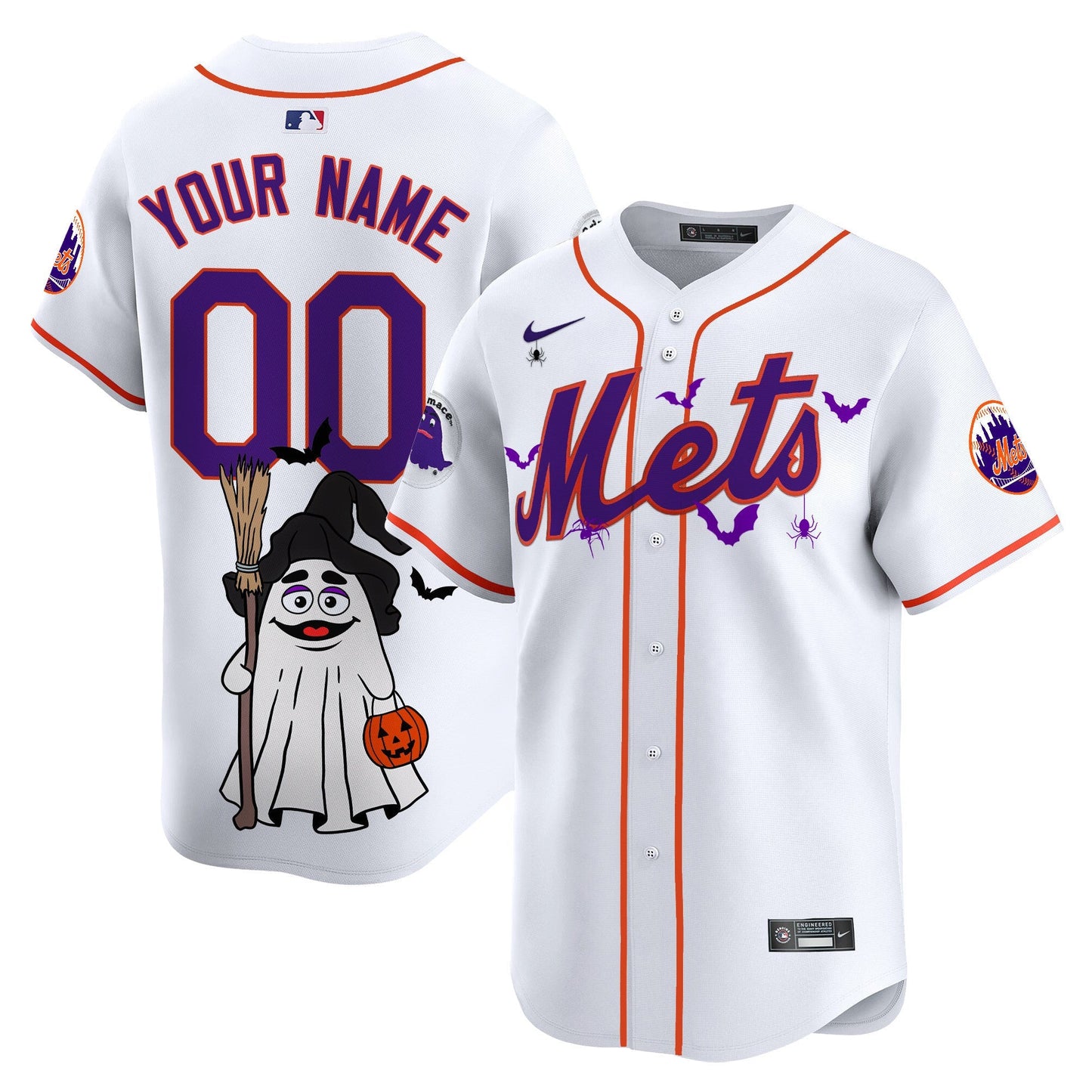 Custom Gender/Name Mets Grimace Halloween Vapor Premier Limited Jersey V2- Printed