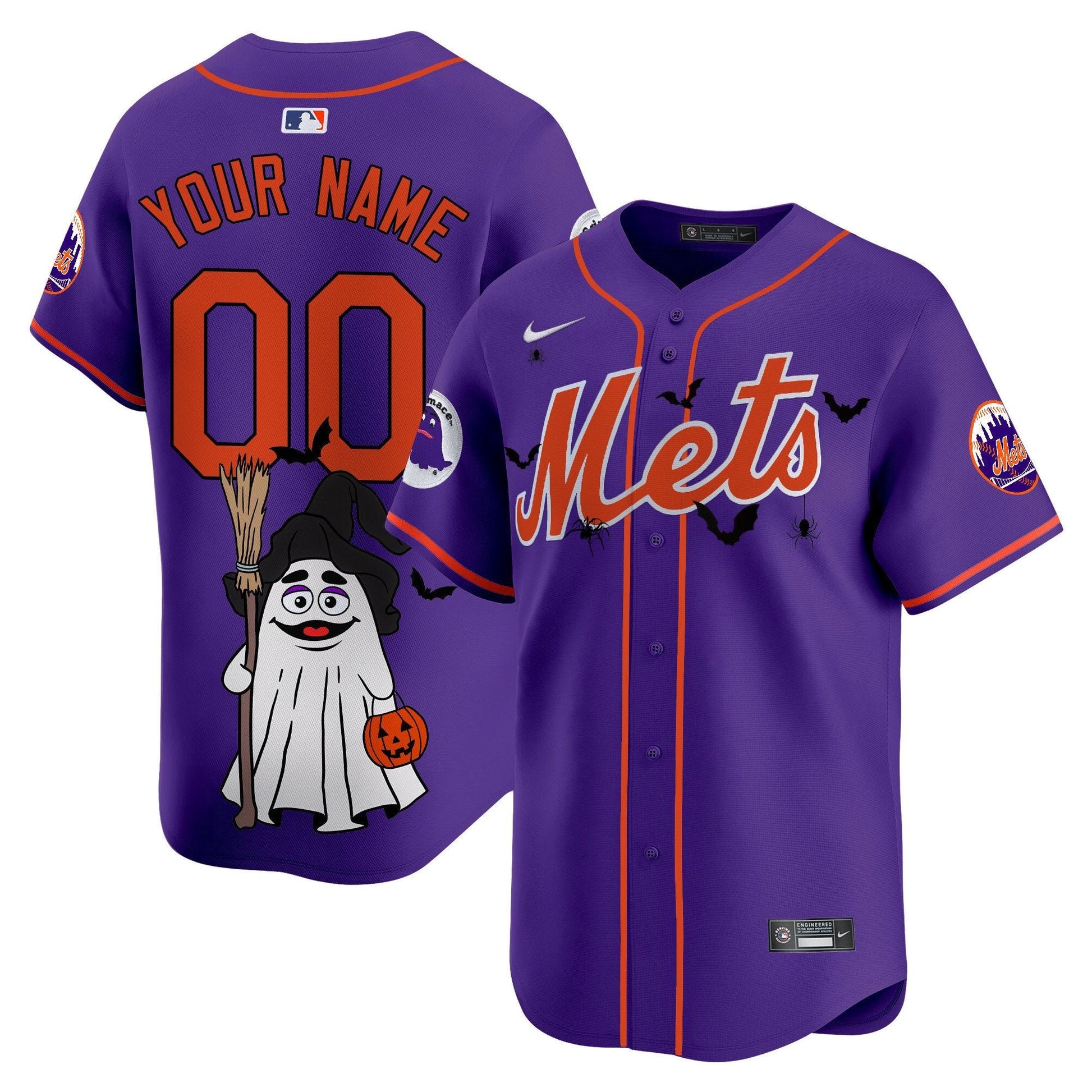 Custom Gender/Name Mets Grimace Halloween Vapor Premier Limited Jersey V2- Printed