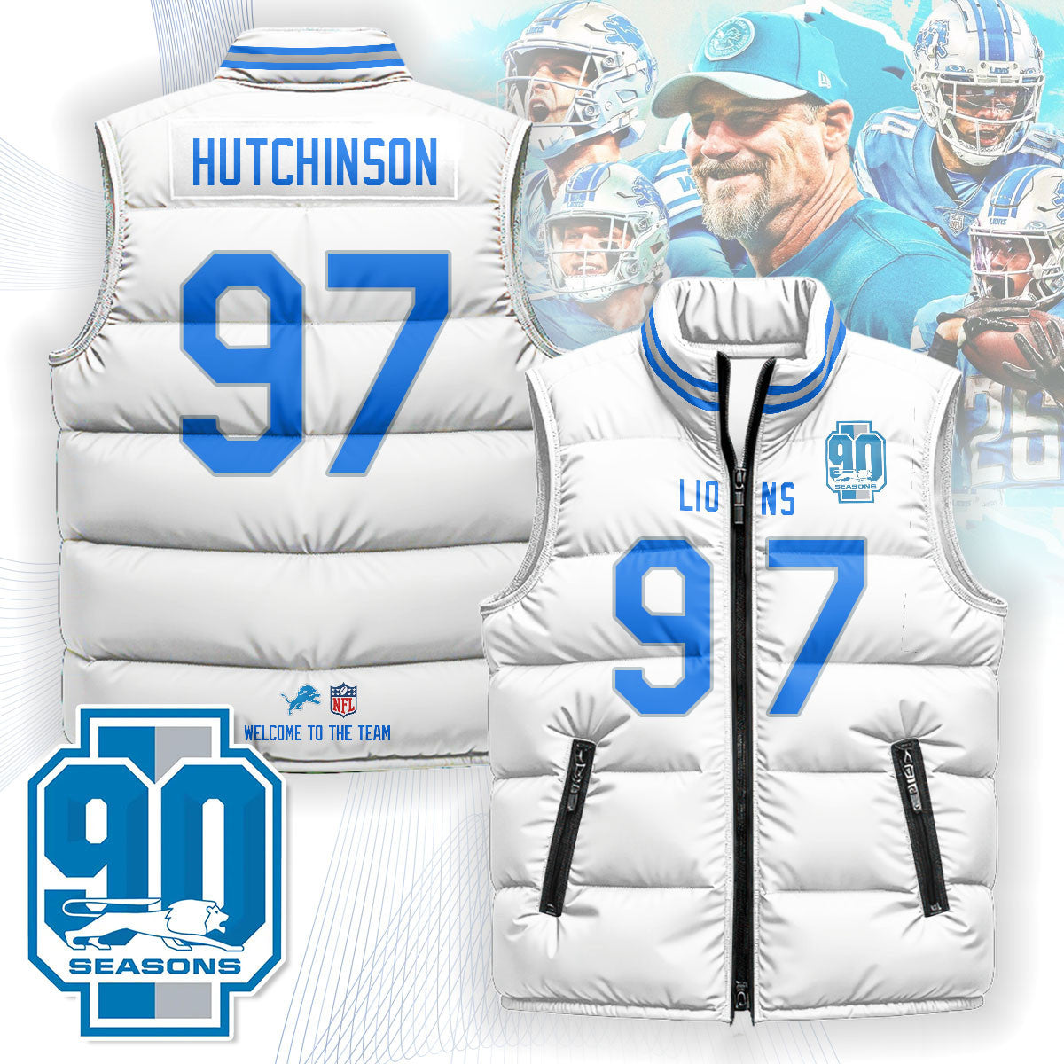 DET Unisex Puffer Vest