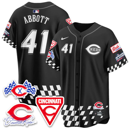 Men's Cincinnati Reds 2025 Speedway Limited Jersey V2 - All Stitched