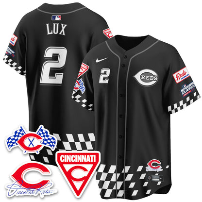 Men's Cincinnati Reds 2025 Speedway Limited Jersey V2 - All Stitched