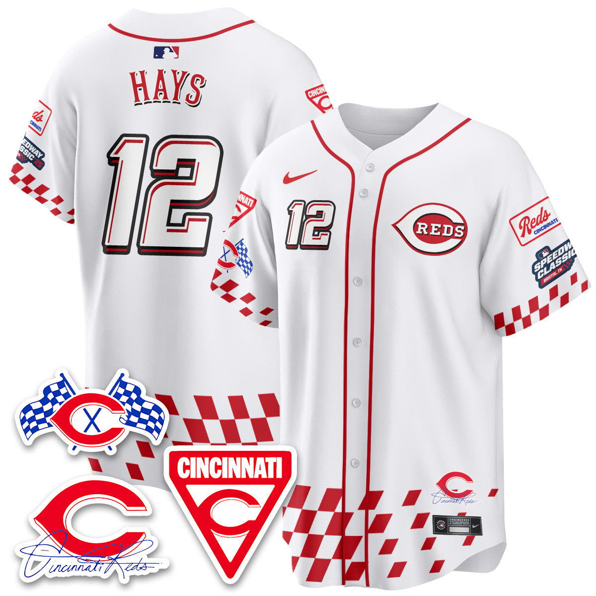 Cincinnati Reds 2025 Speedway Limited Jersey V2 - All Stitched