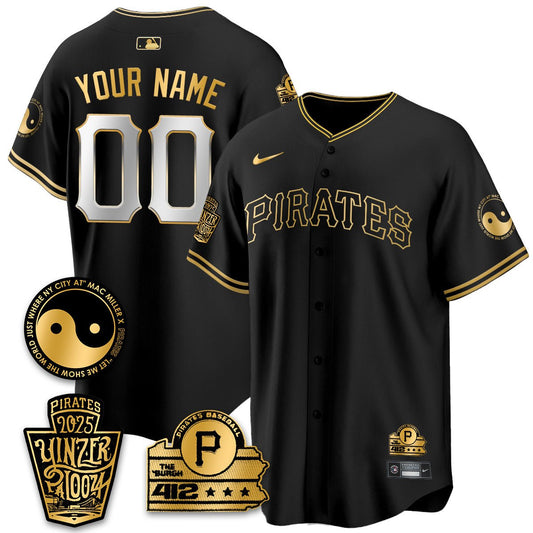 Pittsburgh Pirates Yinzerpalooza 2025 Limited Custom Jersey - All Stitched