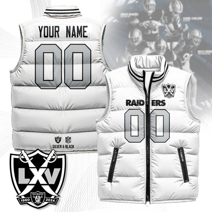 Las Vegas Raiders Unisex Puffer Vest