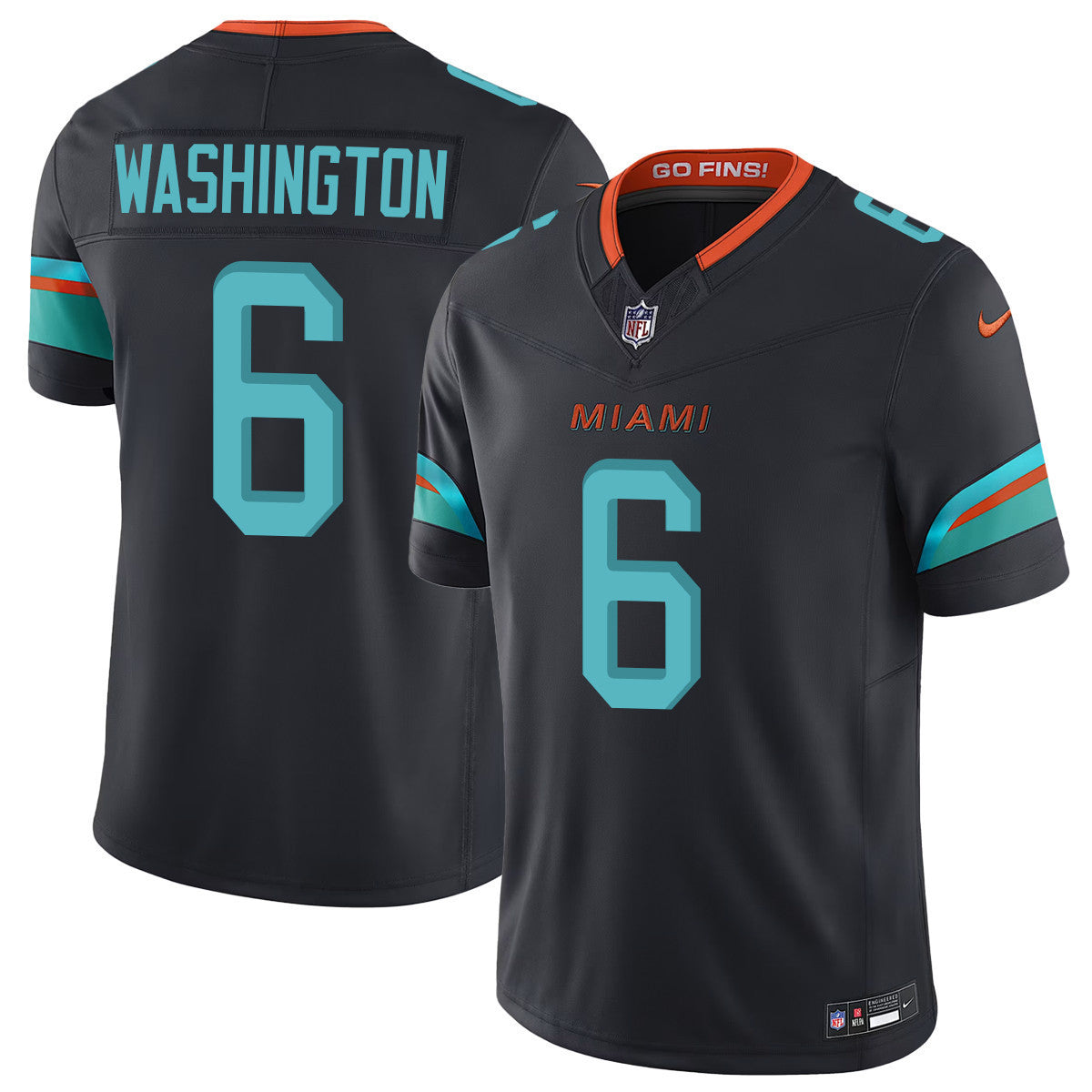 Miami Dolphins Vapor F.U.S.E. Limited Rivalry Series Jersey - All Stitched