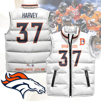 Denver Broncos Unisex Puffer Vest