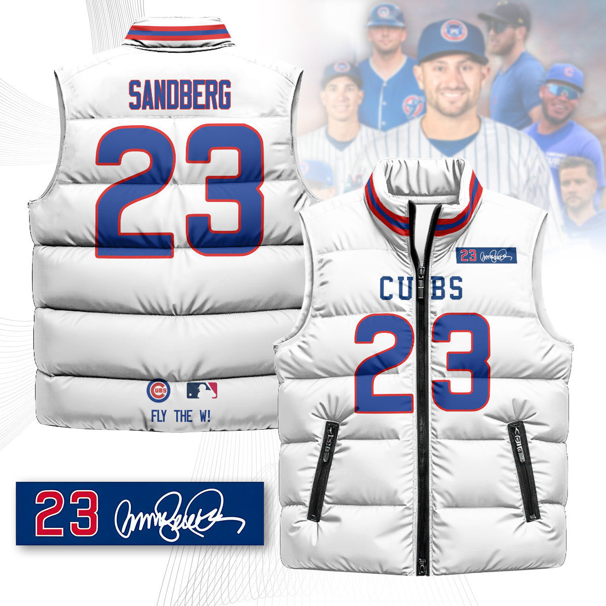 Chicago Cubs Unisex Puffer Vest