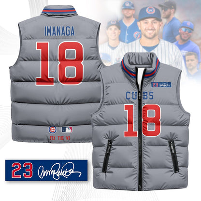 Chicago Cubs Unisex Puffer Vest