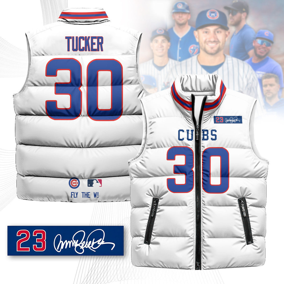 Chicago Cubs Unisex Puffer Vest