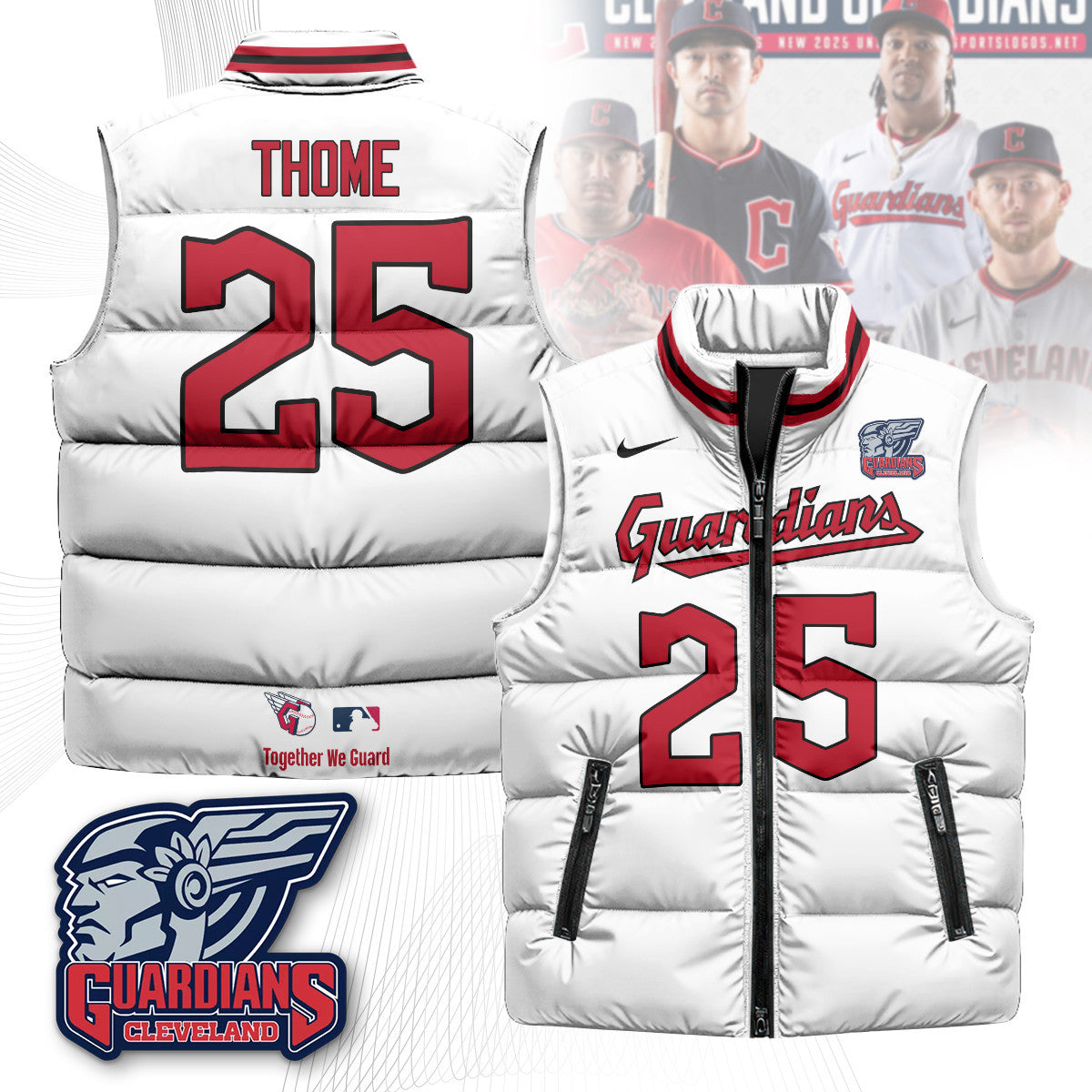 Cleveland Guardians Unisex Puffer Vest