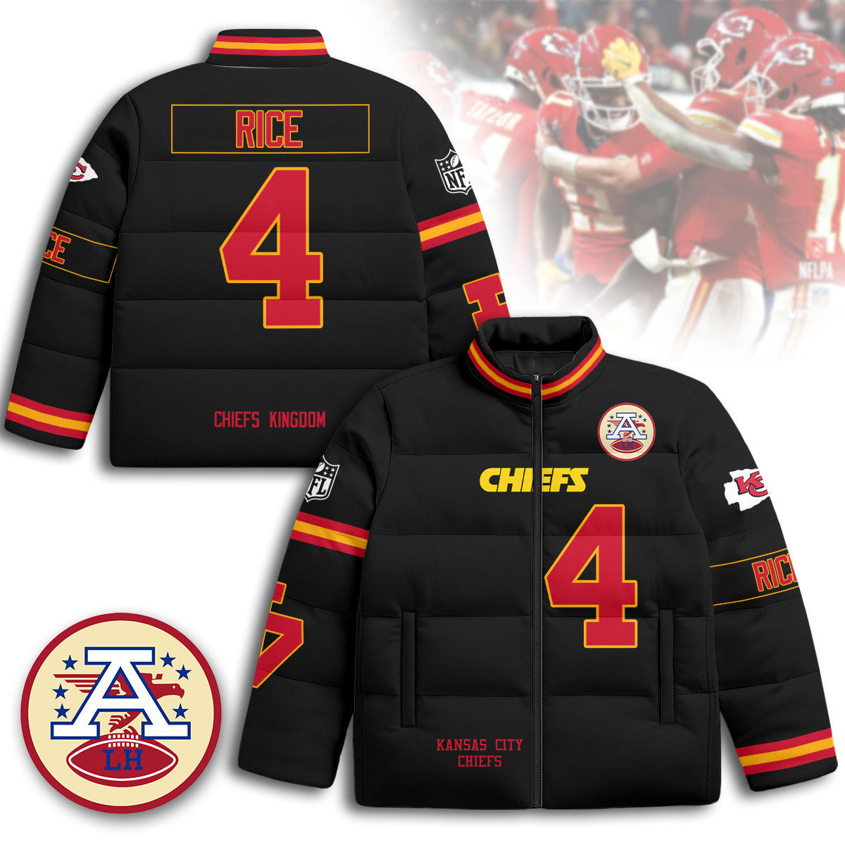 Kansas City Chiefs Unisex Puffer Jacket
