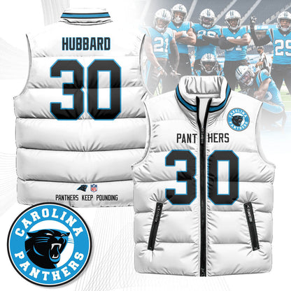 Carolina Panthers Unisex Puffer Vest