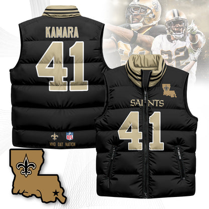 New Orleans Saints Unisex Puffer Vest