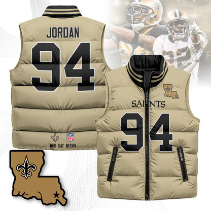 New Orleans Saints Unisex Puffer Vest