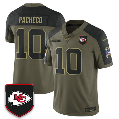 Kansas City Chiefs 2025 Salute to Service Limited Jersey - All Stitched