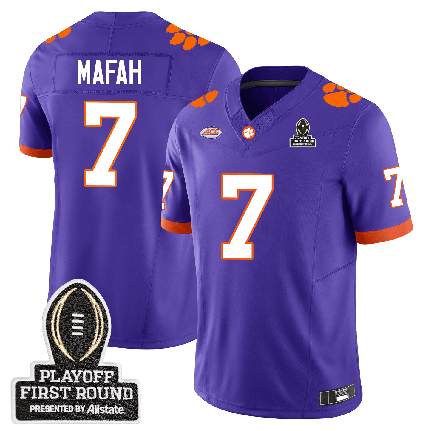 Clemson Tigers 24/25 Jersey - CFP First Round Patch