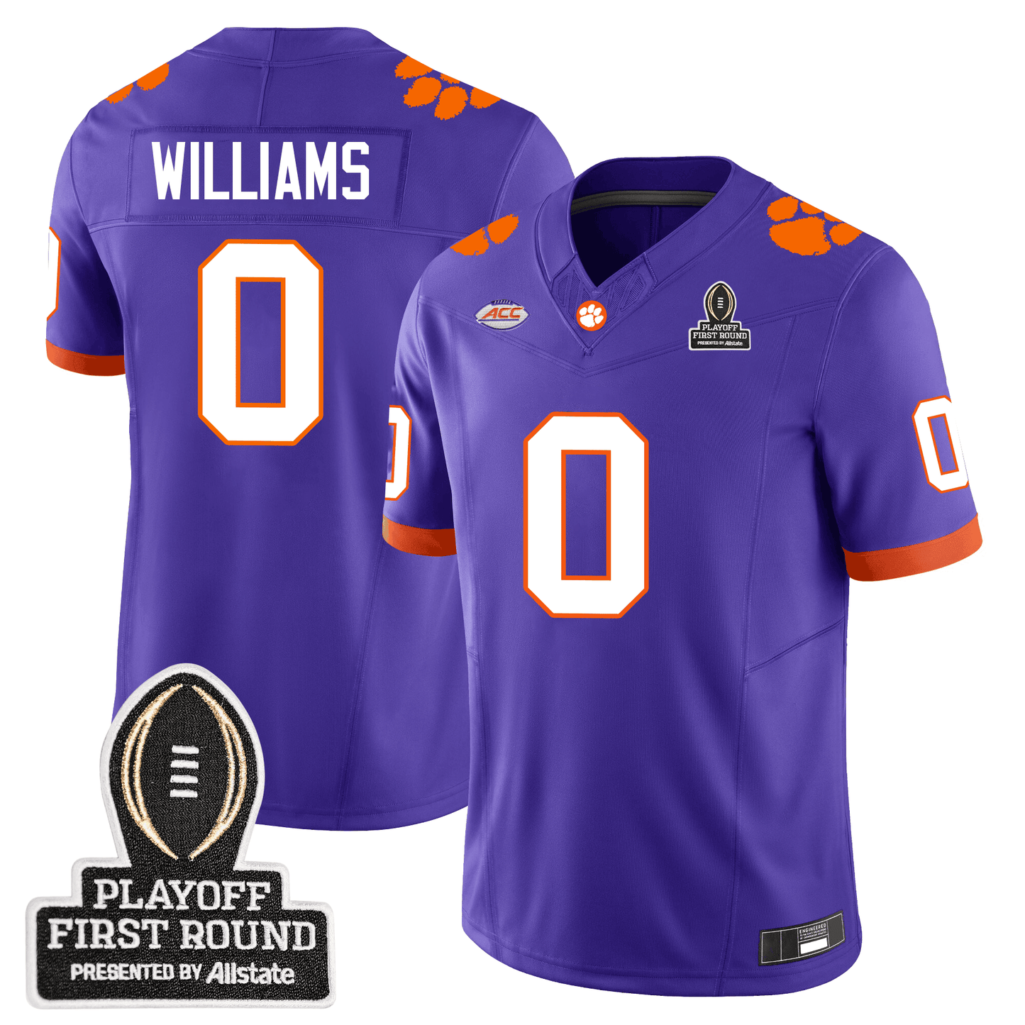 Clemson Tigers 24/25 Jersey - CFP First Round Patch
