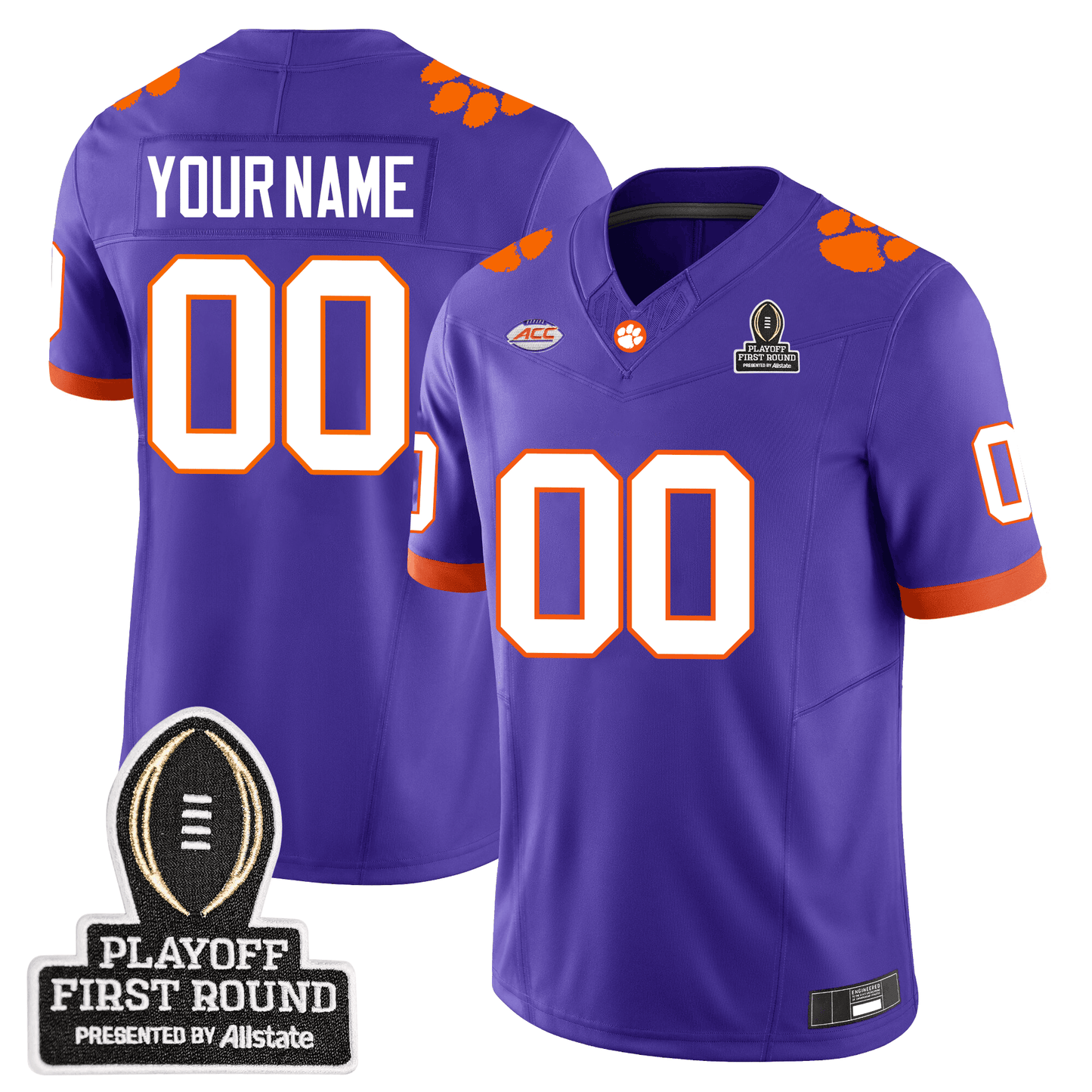 Clemson Tigers 24/25 Jersey - CFP First Round Patch