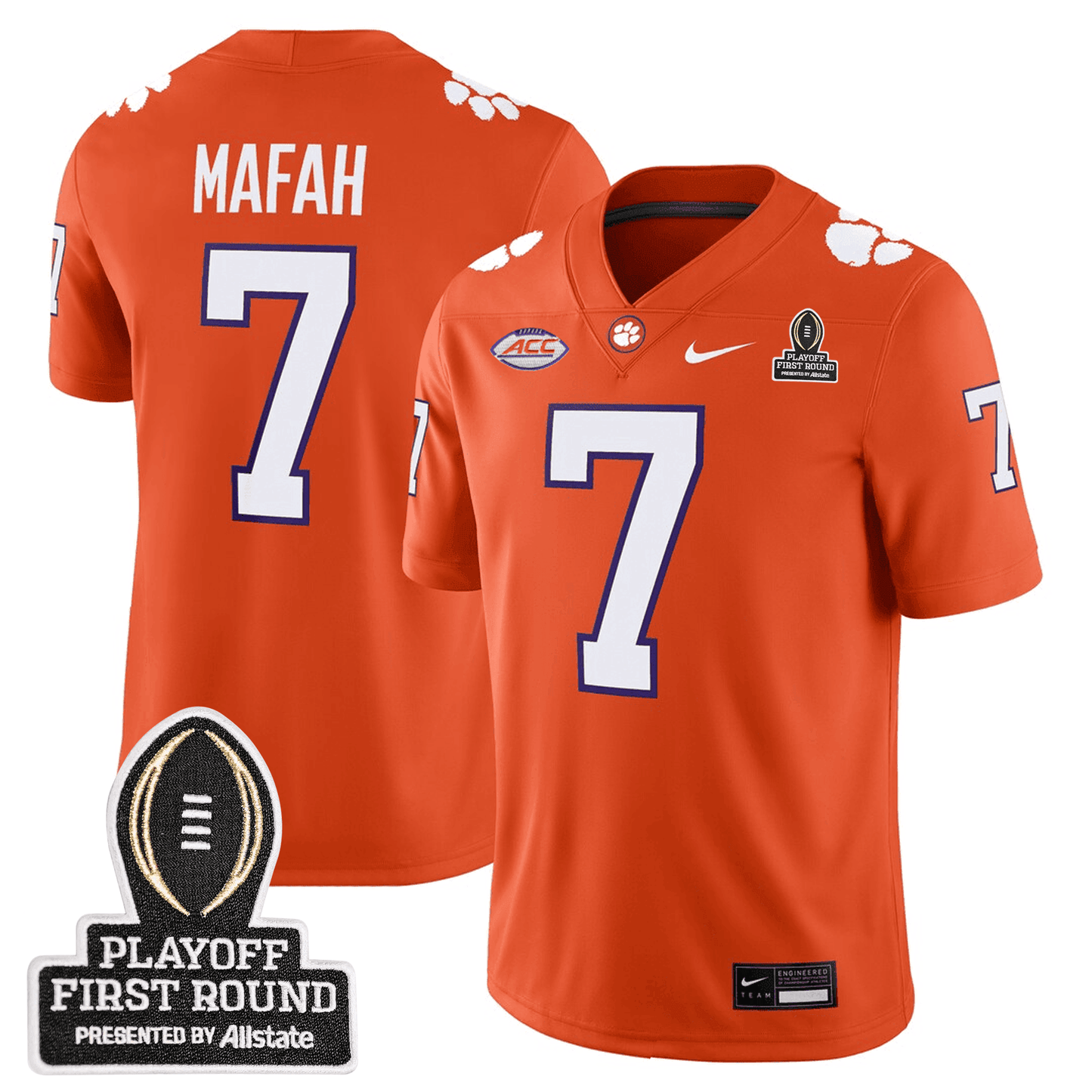 Clemson Tigers 24/25 Jersey - CFP First Round Patch