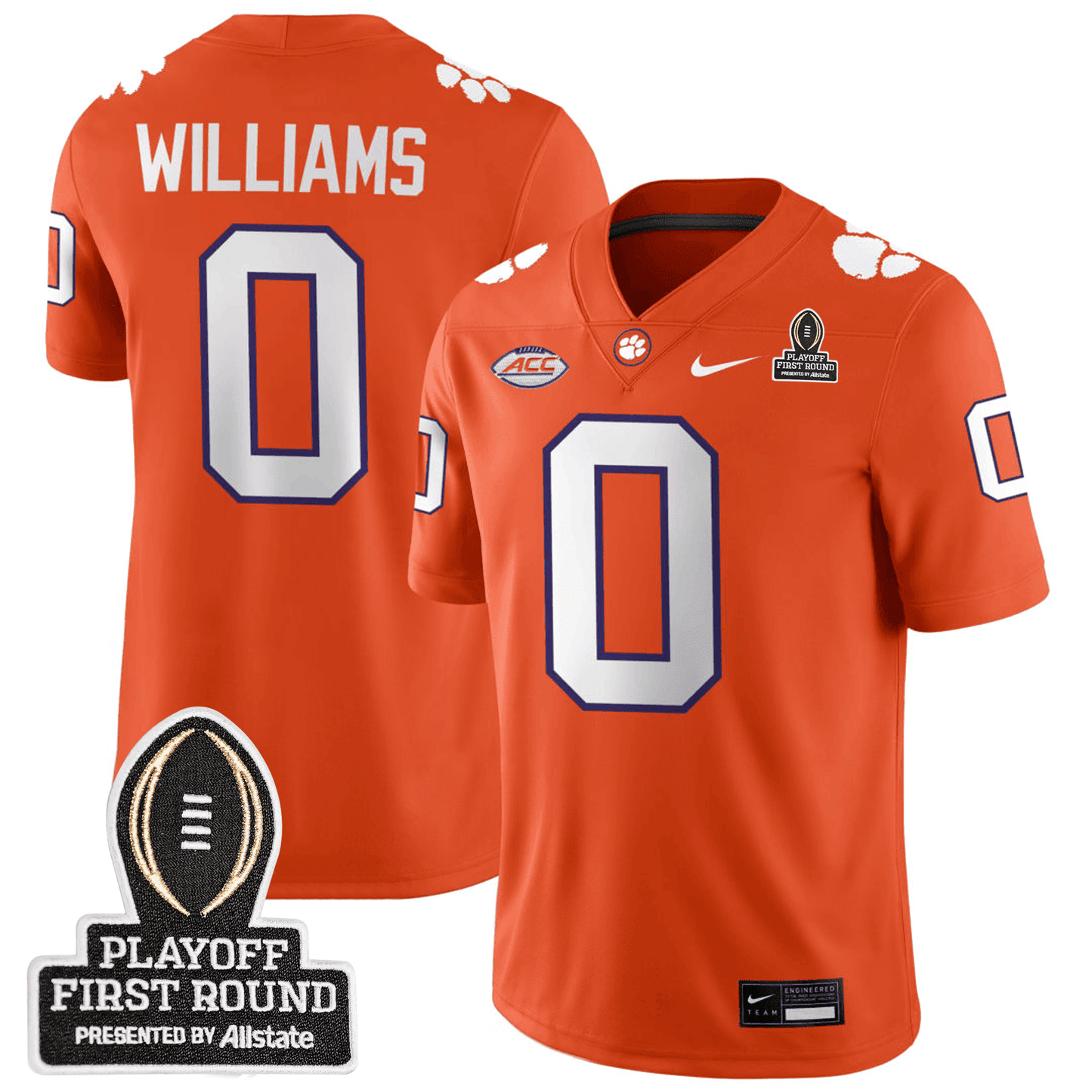 Clemson Tigers 24/25 Jersey - CFP First Round Patch
