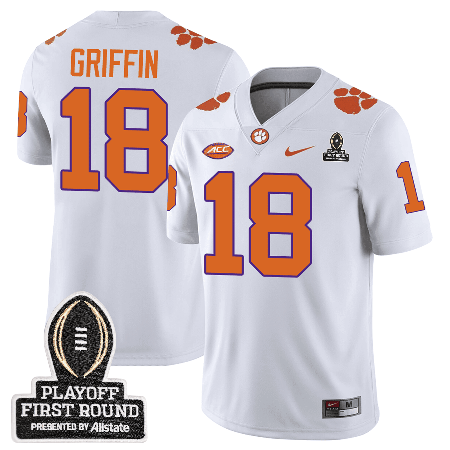 Clemson Tigers 24/25 Jersey - CFP First Round Patch