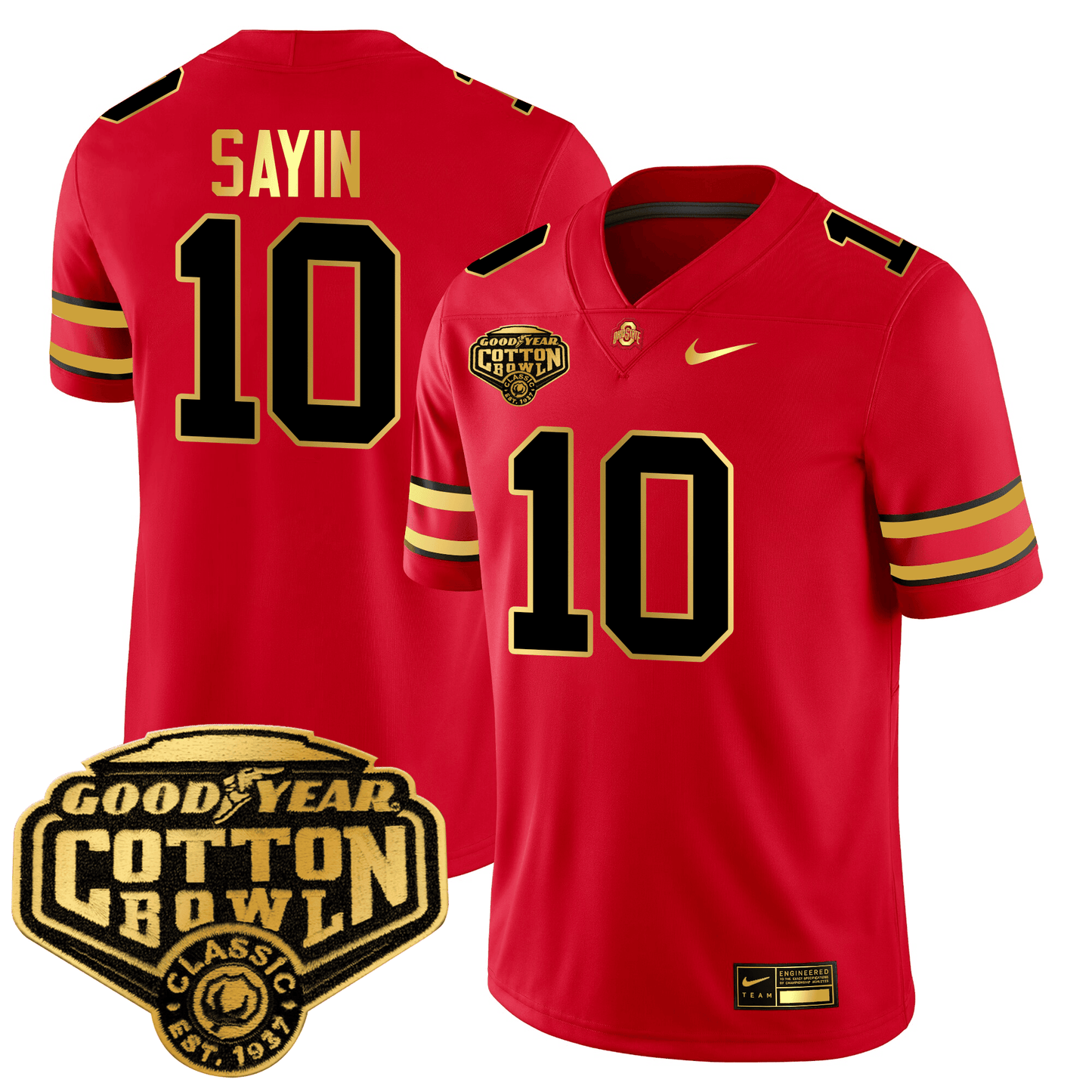 OSU Gold Edition Jersey - Cotton Bowl Patch