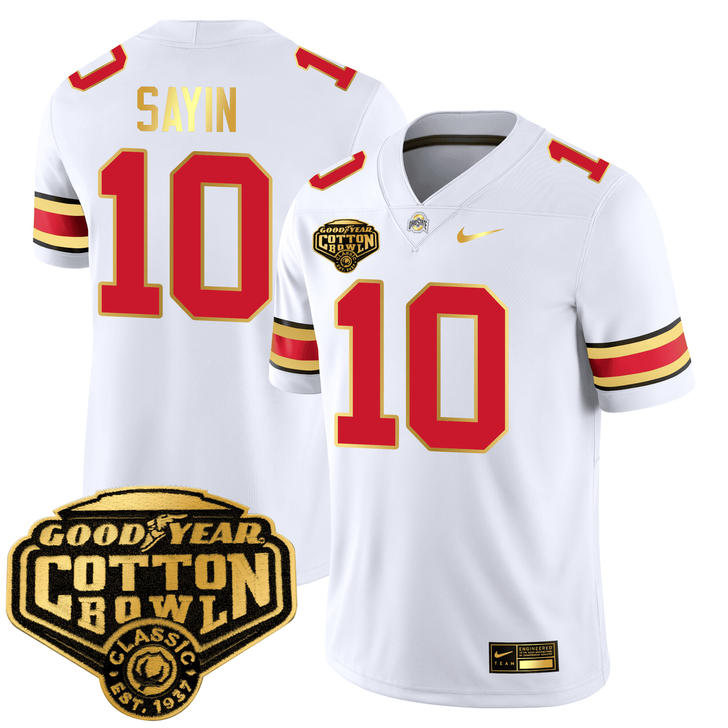 OSU Gold Edition Jersey - Cotton Bowl Patch