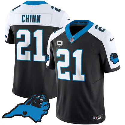 Men's Panthers Vapor Limited Jersey - Carolina Patch - All Stitched