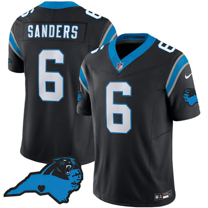 Men's Panthers Vapor Limited Jersey - Carolina Patch - All Stitched