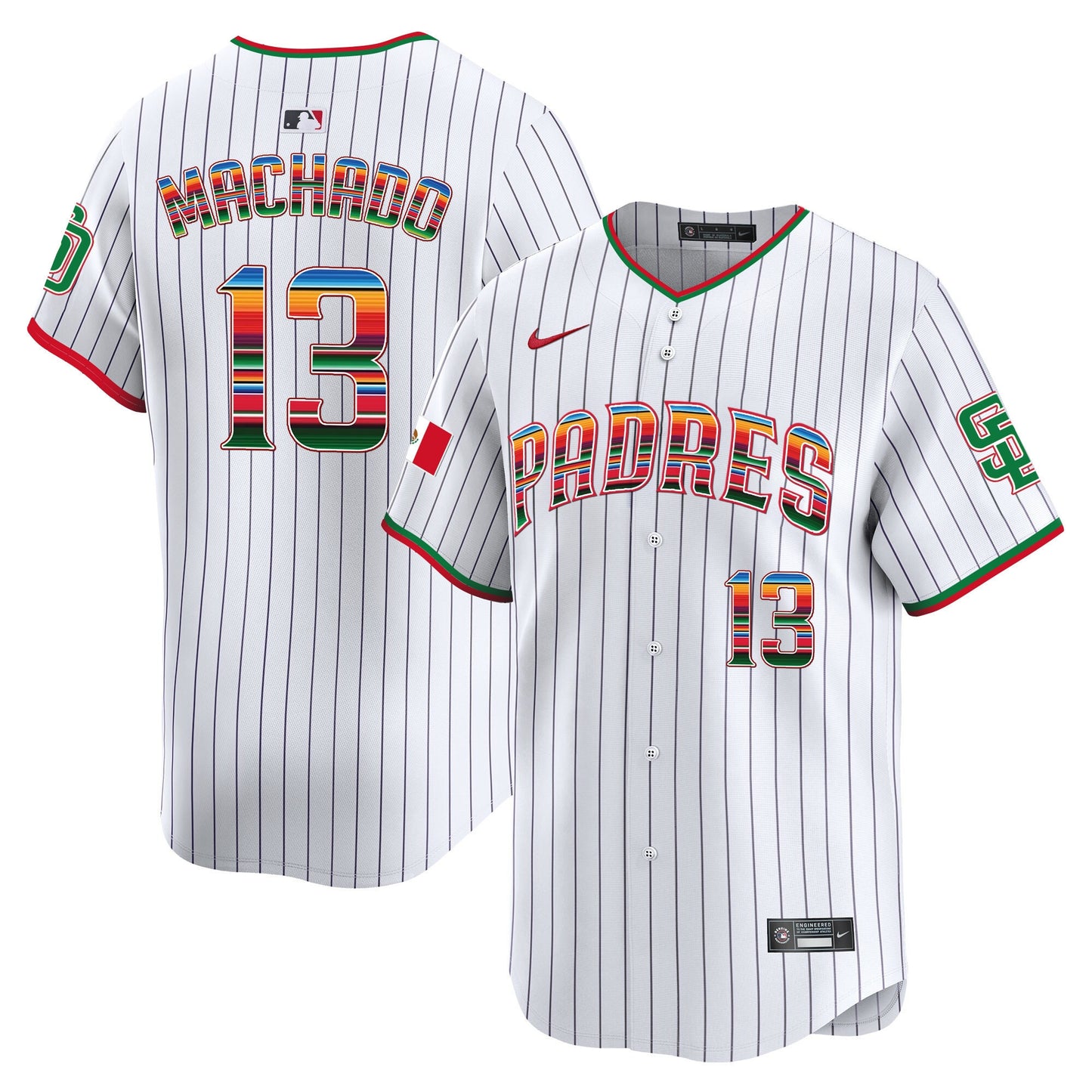 Men's San Diego Padres Mexico Premier Limited Jersey - All Stitched