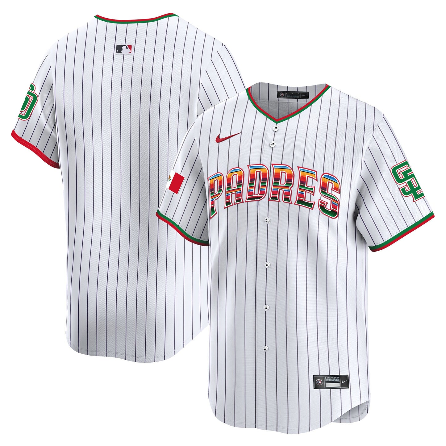 Men's San Diego Padres Mexico Premier Limited Jersey - All Stitched
