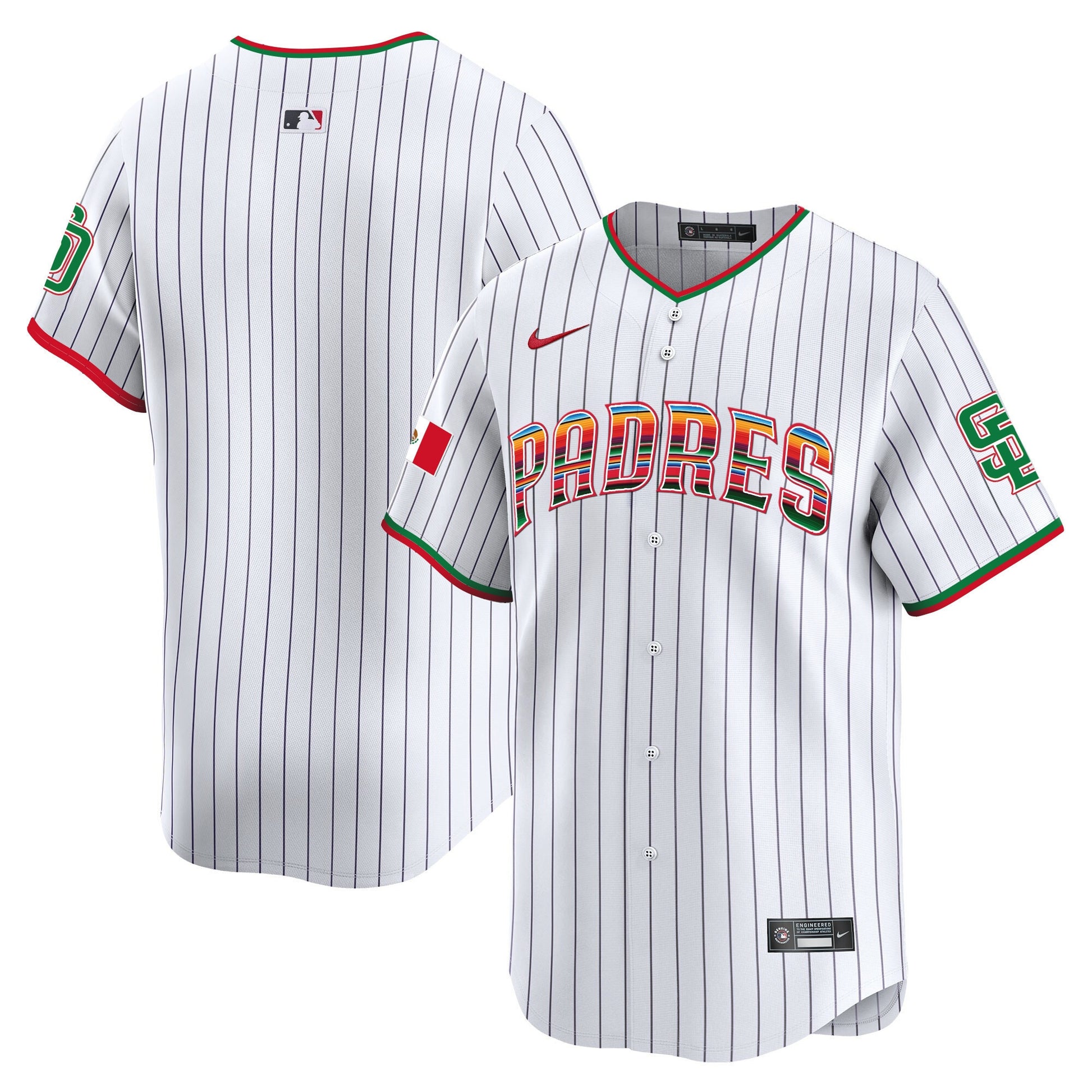 Men's San Diego Padres Mexico Premier Limited Jersey - All Stitched