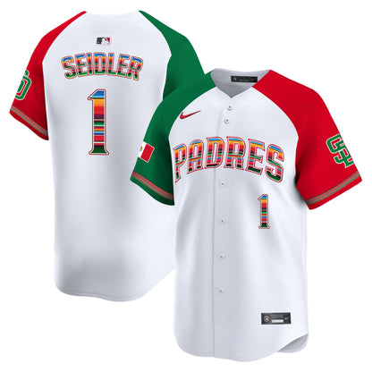 Men's San Diego Padres Mexico Premier Limited Jersey - All Stitched