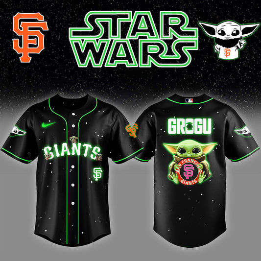 San Francisco Giants x Stars Wars Grogu Night Baseball Jersey Editions Limited v3