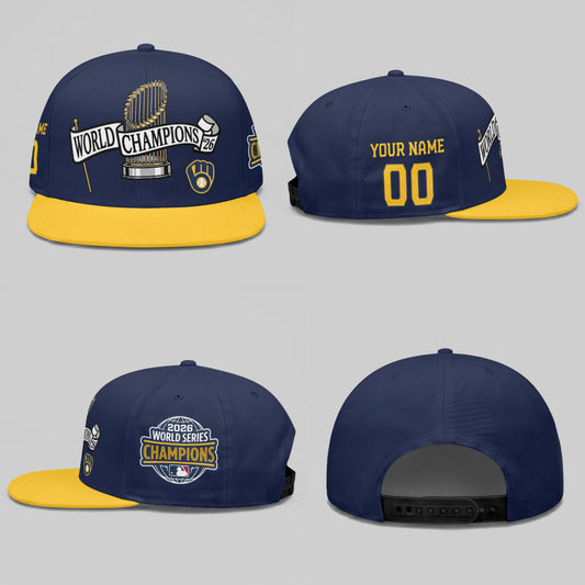 MIL 2026 WS Champions City Connect Personalized Snapback Cap - Printed (tt) V7