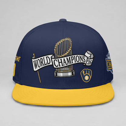 MIL 2026 WS Champions City Connect Personalized Snapback Cap - Printed V7