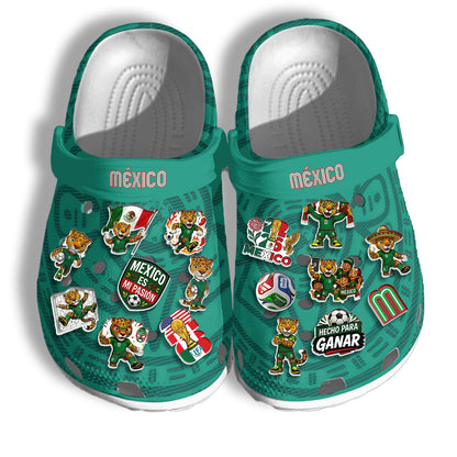Mexico Clogs WC2026 Green - Charms Gift Set