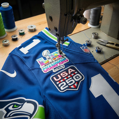 SEA Super Bowl LX Champions Jersey - All Stitched N1