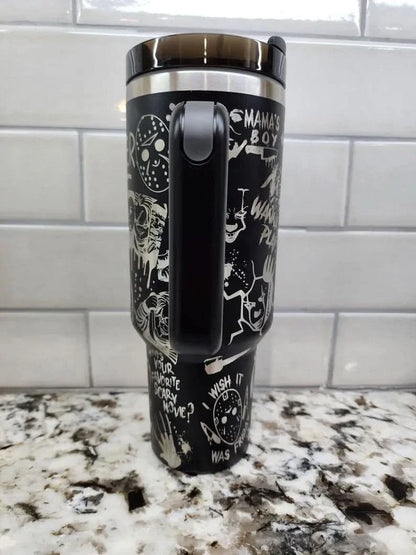 Halloween Horror Characters Themed 40oz Tumbler - TW90